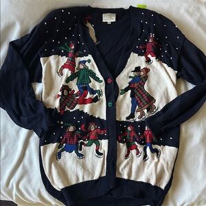 Vintage Susan Bristol Skier Cardigan